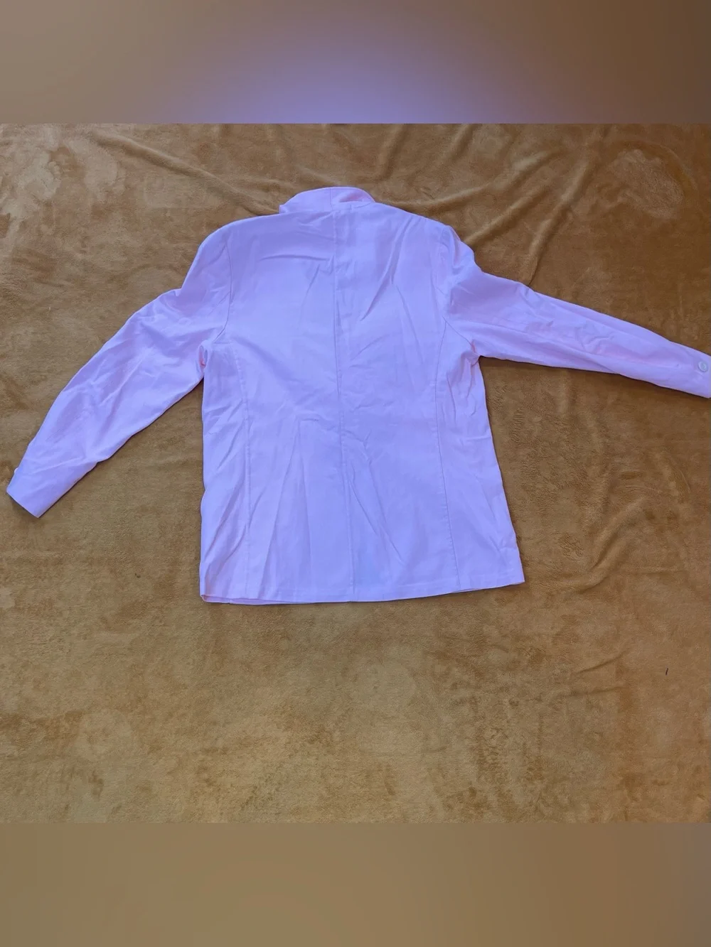 Rowing Blazers Light Pink Cotton Jacket with Label Detail